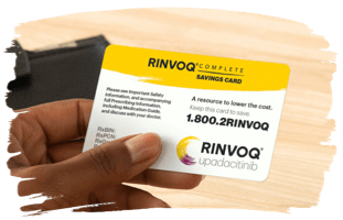 rinvoq ruxience copay savings card